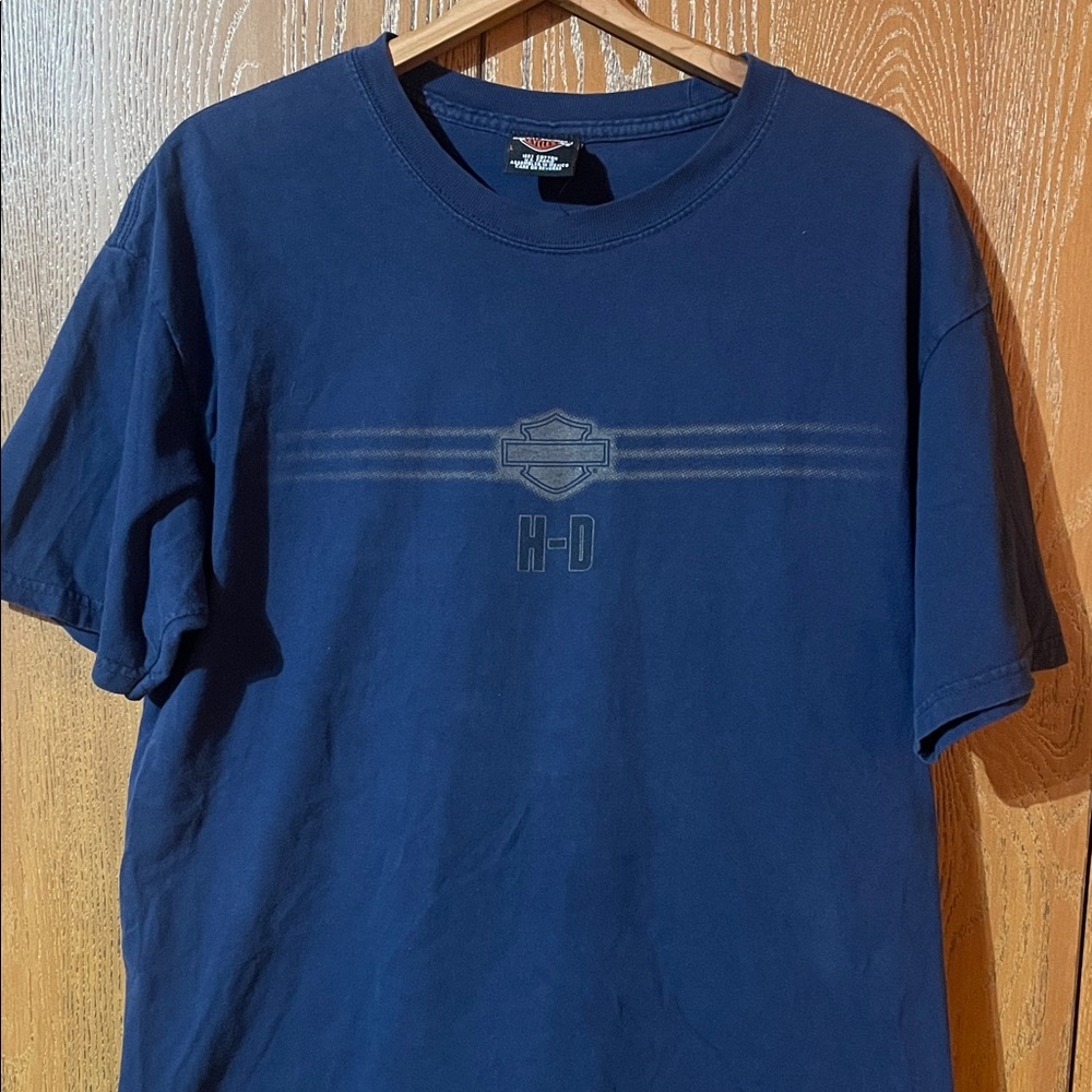 Harley-Davidson Men's Navy Tee - Picture 2 of 6